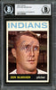 Don McMahon Autographed 1964 Topps Card #122 Cleveland Indians Beckett BAS #12306060