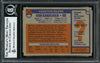 Don "Jaws" Hardeman Autographed 1976 Topps Rookie Card #254 Houston Oilers Beckett BAS #12306707