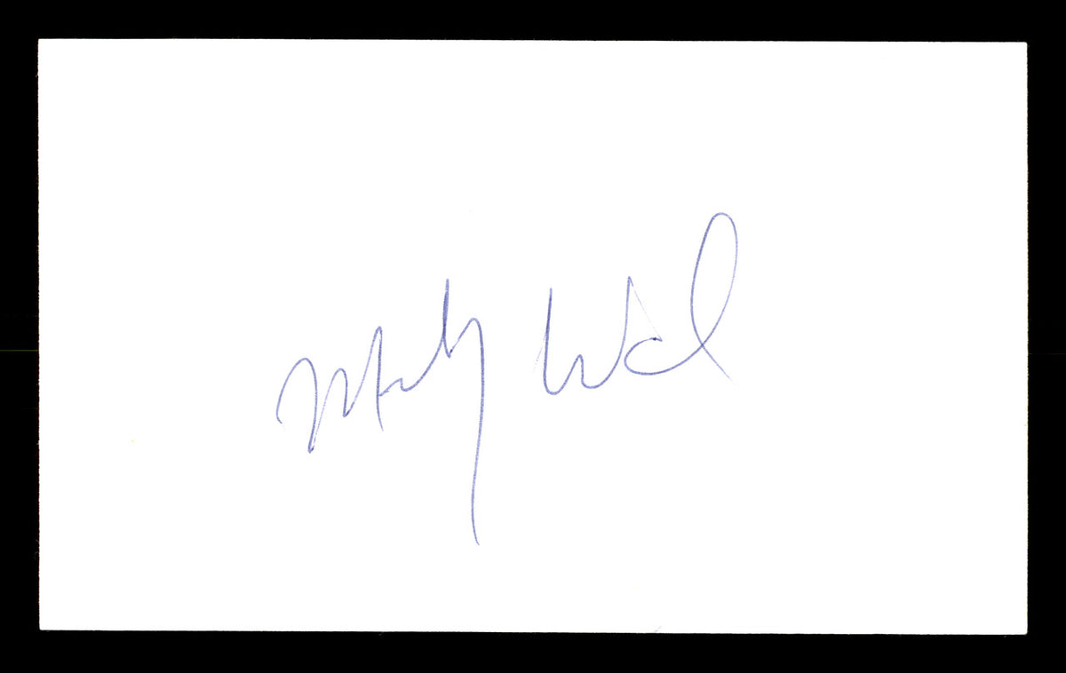 Irish Micky Ward Autographed 3x5 Index Card Boxing Champ SKU #179764