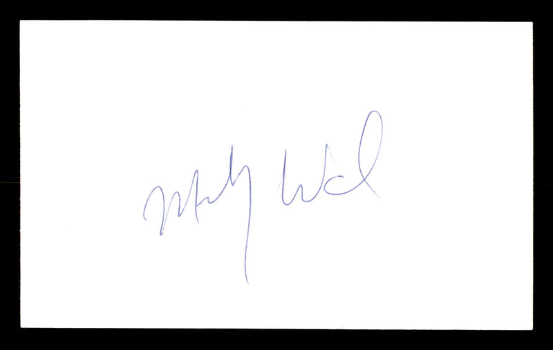 Irish Micky Ward Autographed 3x5 Index Card Boxing Champ SKU #179764