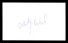 Irish Micky Ward Autographed 3x5 Index Card Boxing Champ SKU #179764