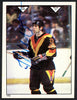 Jiri Bubla Autographed 1983-84 O-Pee-Chee Sticker Rookie Card #143 Vancouver Canucks SKU #154069