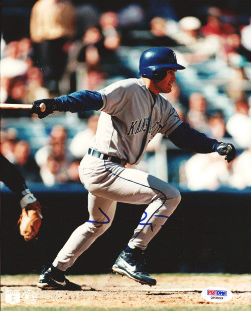 Johnny Damon Autographed 8x10 Photo Kansas City Royals PSA/DNA #Q93559