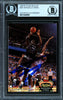 Shaquille Shaq O'Neal Autographed 1992-93 Stadium Club Members Choice Rookie Card #201 Orlando Magic Beckett BAS #13446806