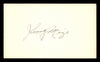 Johnny Mize Autographed 3x5 Index Card St. Louis Cardinals, New York Yankees SKU #200830