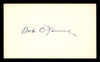 Bob O'Farrell Autographed 3x5 Index Card Chicago Cubs SKU #200833