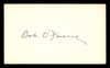 Bob O'Farrell Autographed 3x5 Index Card Chicago Cubs SKU #200834