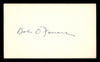 Bob O'Farrell Autographed 3x5 Index Card Chicago Cubs SKU #200835