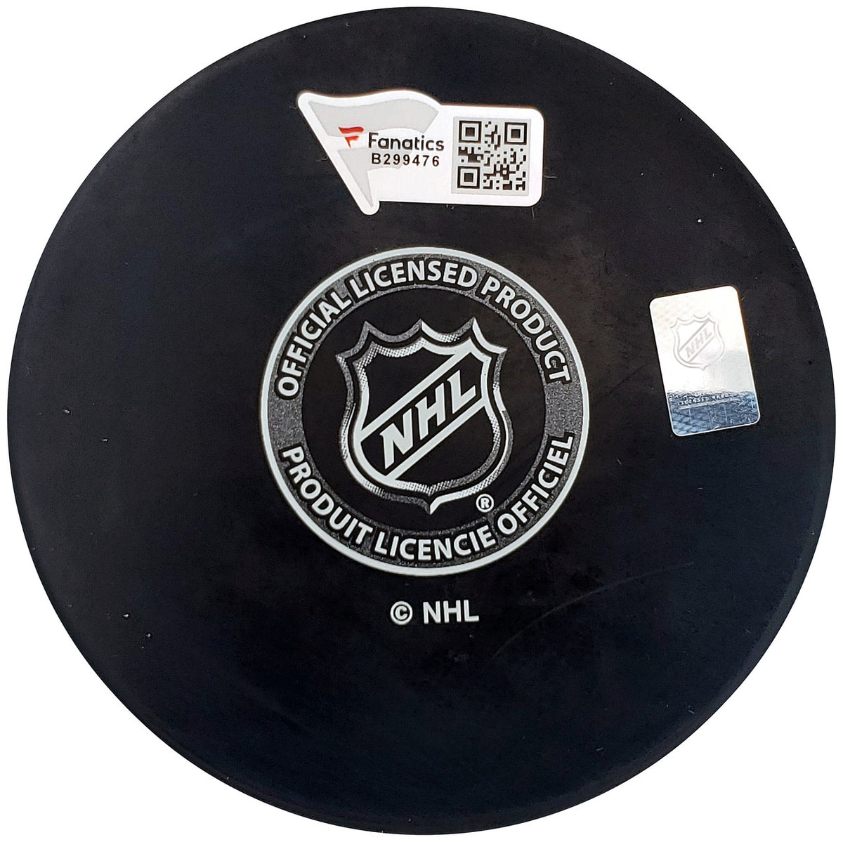 Ryan Donato Autographed Official Seattle Kraken Logo Hockey Puck "First Kraken Goal 10/12/21" Fanatics Holo Stock #200864