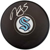 Mark Giordano Autographed Official Seattle Kraken Logo Hockey Puck Fanatics Holo Stock #200871