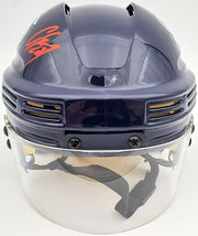 Carson Soucy Autographed Seattle Kraken Blue Mini Helmet Fanatics Holo Stock #200879