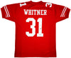 San Francisco 49ers Donte Whitner Autographed Red Jersey Beckett BAS QR Stock #200898
