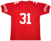 San Francisco 49ers Donte Whitner Autographed Red Jersey Beckett BAS QR Stock #200898