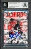 Ichiro Suzuki Autographed Topps Project 2020 Andrew Thiele Card #319 Seattle Mariners Auto Grade Gem Mint 10 Blue #/10 Beckett BAS Stock #201042