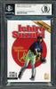 Ichiro Suzuki Autographed Topps Project 2020 Don C Card #395 Seattle Mariners Auto Grade Gem Mint 10 Lime Green #/10 Beckett BAS Stock #201057