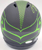 Tyler Lockett Autographed Seattle Seahawks Eclipse Black Speed Mini Helmet MCS Holo Stock #200481