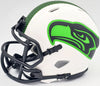 Tyler Lockett Autographed Seattle Seahawks Lunar Eclipse White Speed Mini Helmet MCS Holo Stock #200483