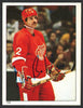 Ivan Boldirev Autographed 1983-84 Topps Sticker Card #132 Detroit Red Wings SKU #154079