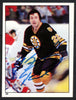 Brad Park Autographed 1983-84 Topps Sticker Card #48 Boston Bruins SKU #154095