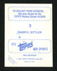 Darryl Sittler Autographed 1983-84 Topps Sticker Card #3 Philadelphia Flyers SKU #154105
