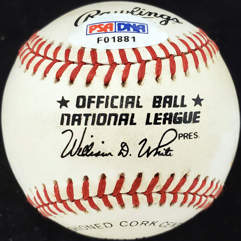 John Van Cuyk Autographed Official NL Baseball Brooklyn Dodgers PSA/DNA #F01881
