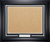 Black Horizontal 16x20 Photo Framing Kit With Nameplate Stock #214109