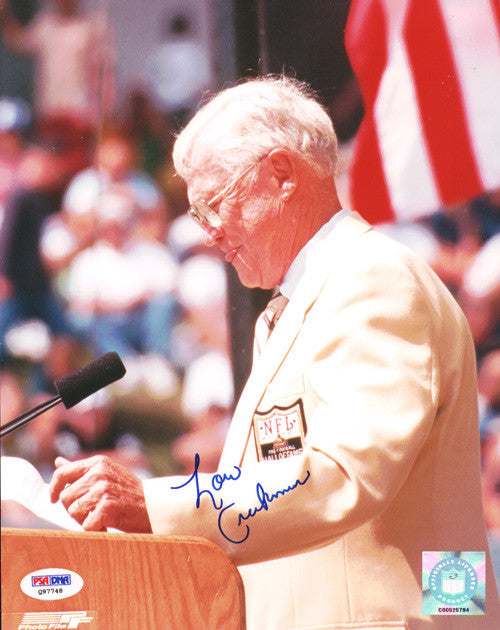 Lou Creekmur Autographed 8x10 Photo Detroit Lions PSA/DNA #Q97748
