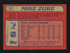 Mike Zuke Autographed 1985-86 Topps Card #19 Hartford Whalers SKU #154129