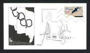 Jillian Vogtli Autographed First Day Cover 2002 & 2006 Olympics SKU #159561