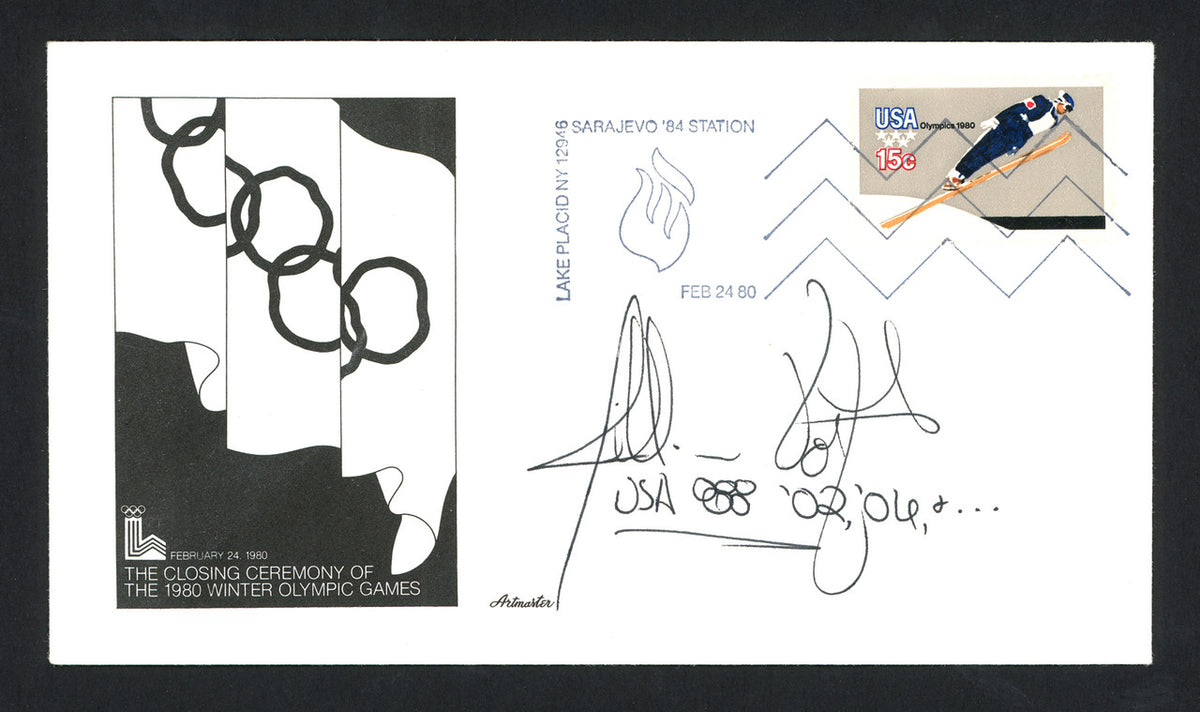 Jillian Vogtli Autographed First Day Cover 2002 & 2006 Olympics SKU #159561