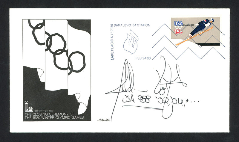 Jillian Vogtli Autographed First Day Cover 2002 & 2006 Olympics SKU #159561