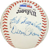 Dean Chance, Luke Sewell, Bob Cain & Roy Hughes Autographed Official Little League Baseball Vintage PSA/DNA #C11547