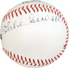 Dean Chance, Luke Sewell, Bob Cain & Roy Hughes Autographed Official Little League Baseball Vintage PSA/DNA #C11547