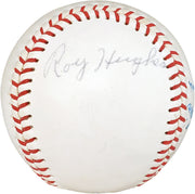 Dean Chance, Luke Sewell, Bob Cain & Roy Hughes Autographed Official Little League Baseball Vintage PSA/DNA #C11547