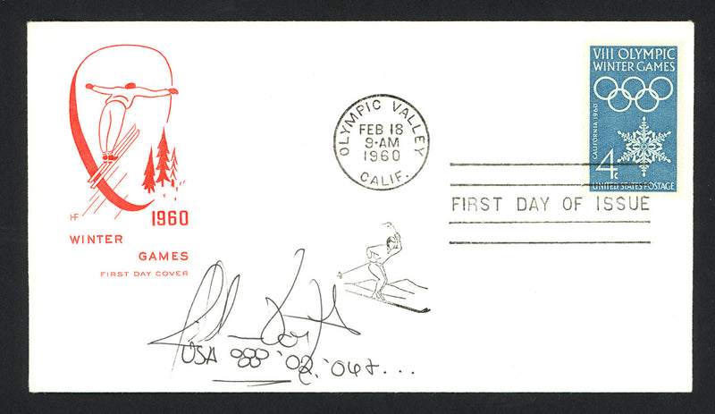 Jillian Vogtli Autographed First Day Cover 2002 & 2006 Olympics SKU #159571