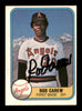Rod Carew Autographed 1981 Fleer Card #268 California Angels SKU #186568