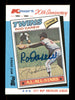 Rod Carew Autographed 1982 Topps K-Mart Card #31 Minnesota Twins SKU #186609