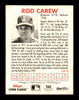 Rod Carew Autographed 1992 Kellogg's Sportflics Card #4 California Angels SKU #186745