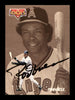 Rod Carew Autographed 1992 Pinnacle Card #584 California Angels SKU #186746
