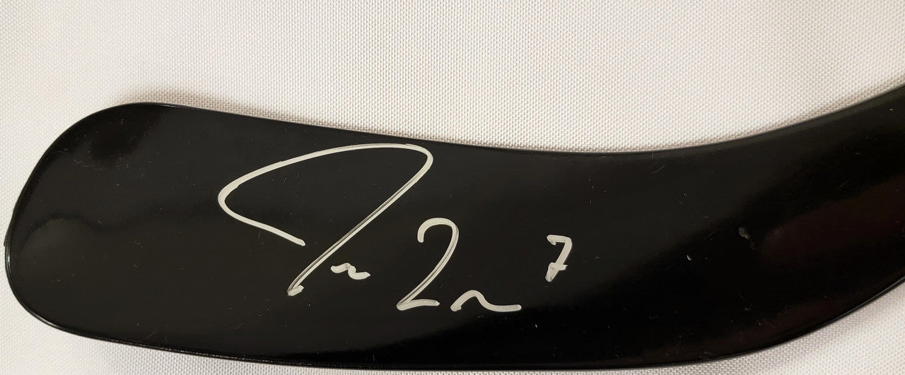Jordan Eberle Autographed Black Inglasco 24" Mini Stick Seattle Kraken Fanatics Holo #B296098
