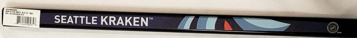 Jordan Eberle Autographed Black Inglasco 24" Mini Stick Seattle Kraken Fanatics Holo #B296098