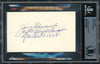 Jimmy Goodrich Autographed 3x5 Index Card 1925 Lightweight Champion Beckett BAS #12516827