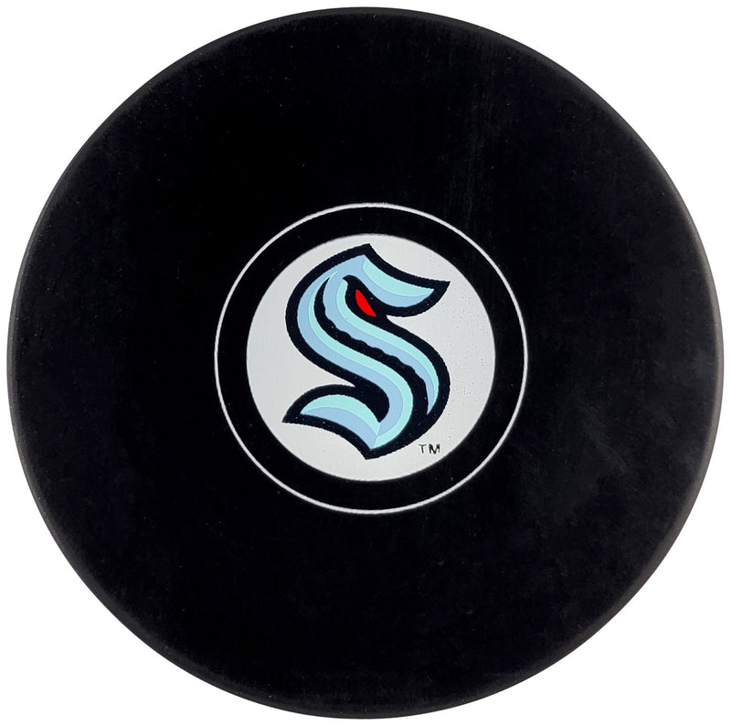 Seattle Kraken Unsigned Official Logo Hockey Puck Stock #201663