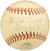 1950-1960's Minor League Players Autographed League Baseball With 19 Signatures Incl. Fred Hutchinson Beckett BAS #AA00352