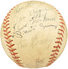 1950-1960's Minor League Players Autographed League Baseball With 19 Signatures Incl. Fred Hutchinson Beckett BAS #AA00352