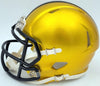 Terry Bradshaw Autographed Pittsburgh Steelers Flash Yellow Mini Helmet Beckett BAS QR Stock #201705