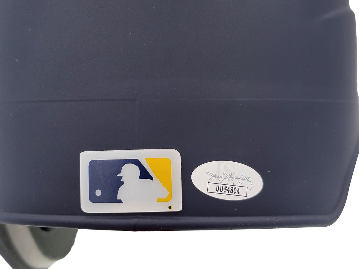 Fernando Tatis Jr. Autographed San Diego Padres Flat Matte Blue Velo Batting Helmet JSA Stock #201908