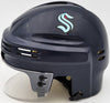 Adam Larsson Autographed Seattle Kraken Blue Mini Helmet MCS Holo #97383