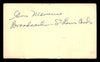Gus Mancuso Autographed 3.25x5.5 Government Postcard St. Louis Cardinals SKU #201390