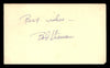Bob Nieman Autographed 3.25x5.5 Government Postcard Detroit Tigers "Best Wishes" SKU #201391